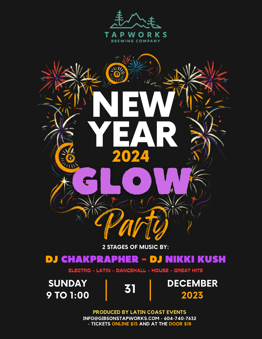NYE 2024 Glow Party feat. DJ Nikki Kush and DJ Chakrapher